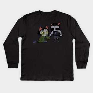 Mini Meowrails Kids Long Sleeve T-Shirt